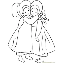 Holly Hobbie Sister Free Coloring Page for Kids