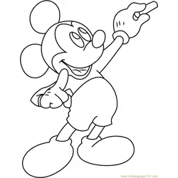 Mickey Mouse with Chalk
