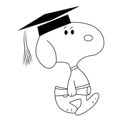 Snoopy Completed His Graduation