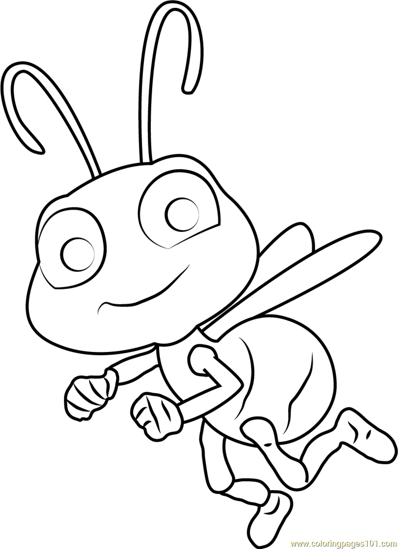 a bugs life coloring book pages - photo #19