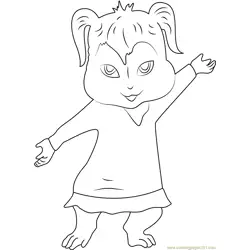 Eleanor Free Coloring Page for Kids