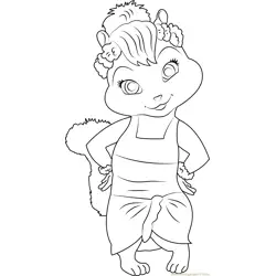 Jeanette Free Coloring Page for Kids