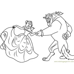 Dancing Free Coloring Page for Kids