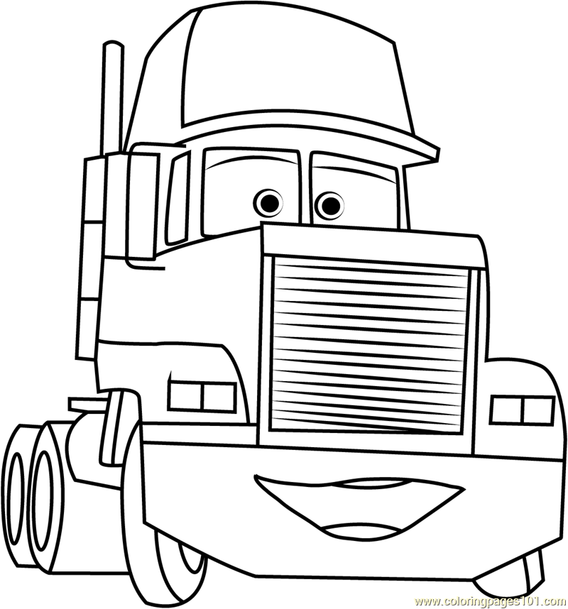 mack coloring pages - photo #6