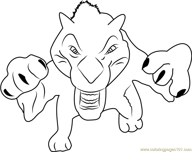 ice age movie coloring pages - photo #25