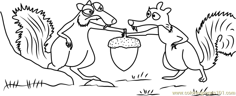 ice age movie coloring pages - photo #19