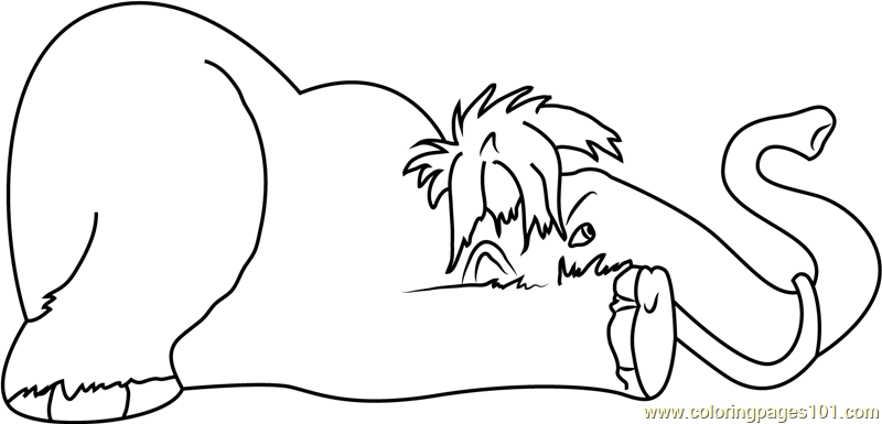 ice age movie coloring pages - photo #20