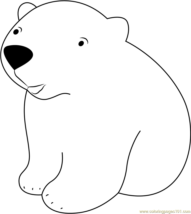 baby bear coloring pages - photo #24