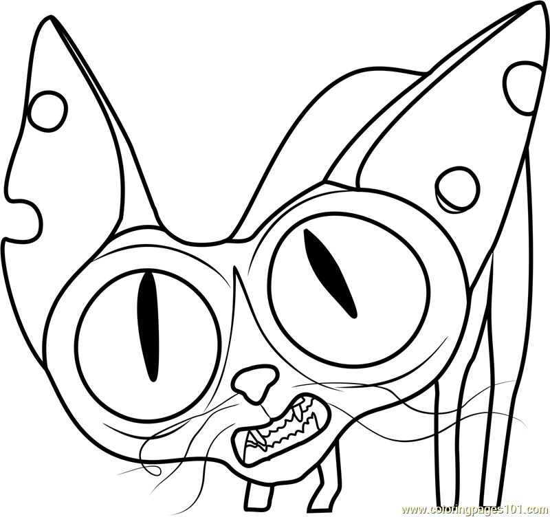 Ozone Cat Coloring Page - Free The Secret Life of Pets ...