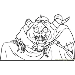 The Lich Free Coloring Page for Kids