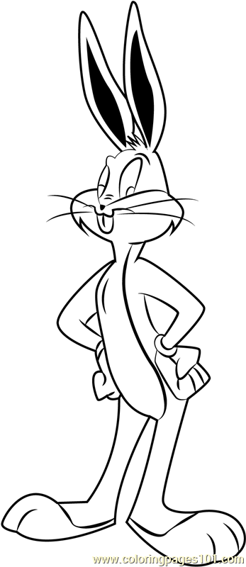 Bugs Bunny Coloring Page - Free Animaniacs Coloring Pages