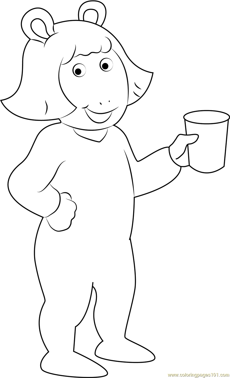 pajama day coloring pages - photo #25