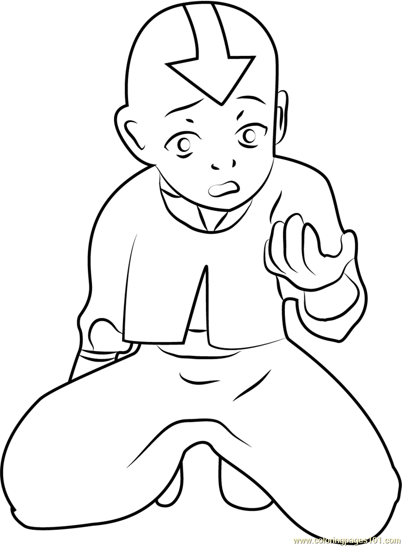 aang coloring pages - photo #36