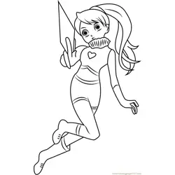 Julie Free Coloring Page for Kids