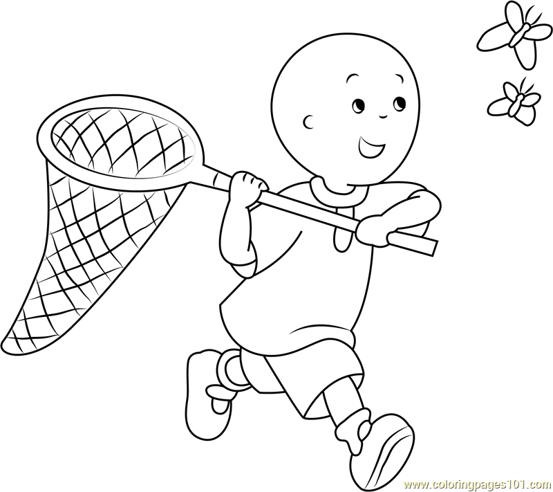 caillou coloring pages games online - photo #36