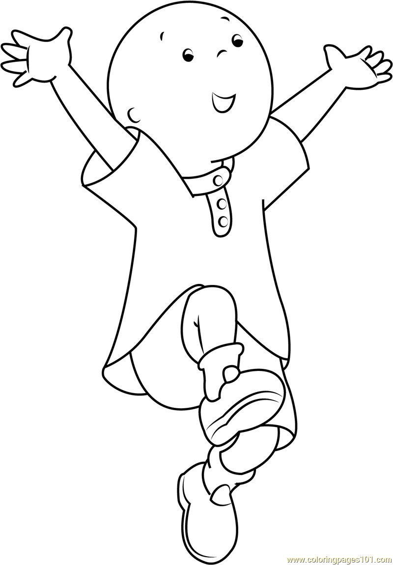 caillou coloring pages character - photo #37