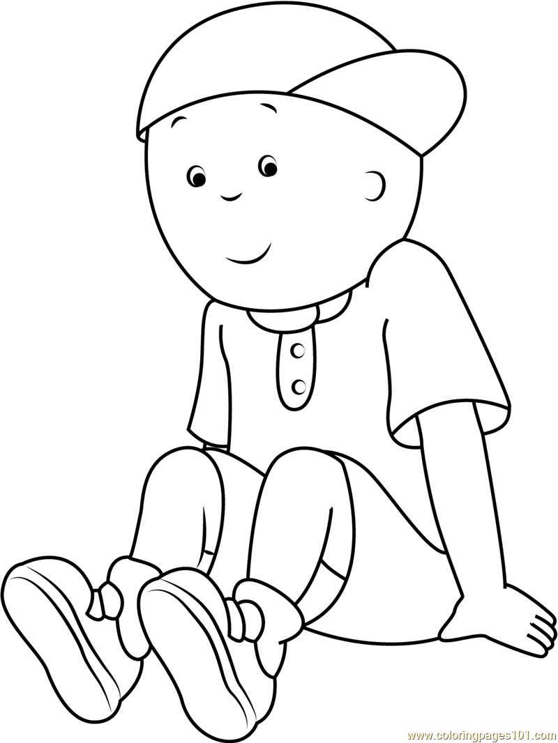caillou coloring pages character - photo #28