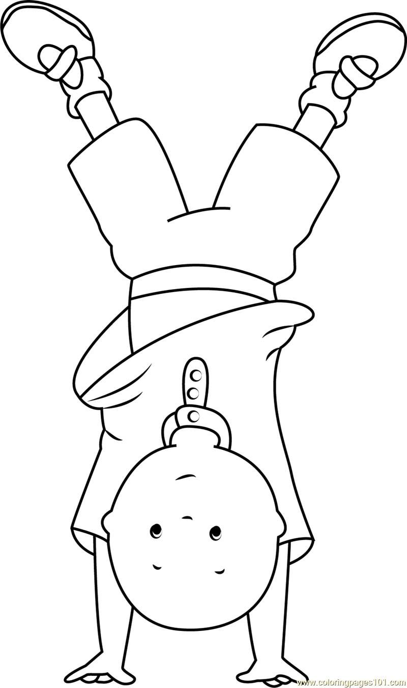 caillou coloring pages character - photo #35