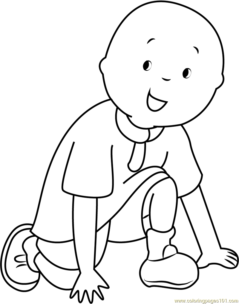 caillou coloring pages character - photo #39