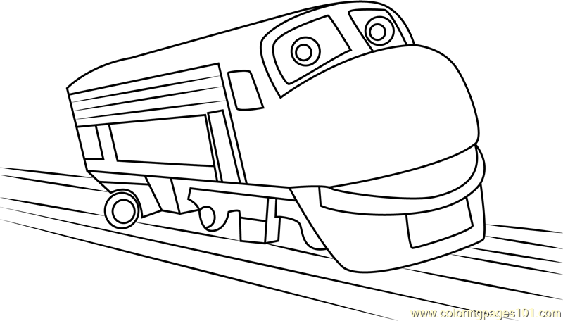 Wilson Coloring Page - Free Chuggington Coloring Pages