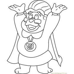 Adventures of the Gummi Bears Free Coloring Page for Kids