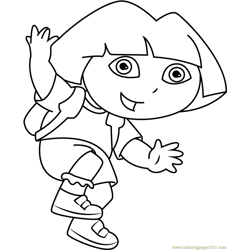 Dora Coloring Pages - 78 'Dora' worksheets for kids
