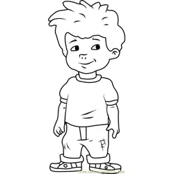 Dragon Tales Max Free Coloring Page for Kids