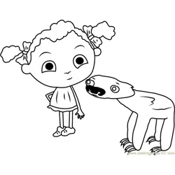 Franny Free Coloring Page for Kids