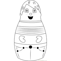 Eubie Free Coloring Page for Kids