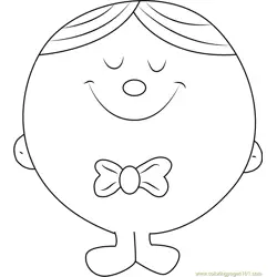 Mr. Perfect Free Coloring Page for Kids