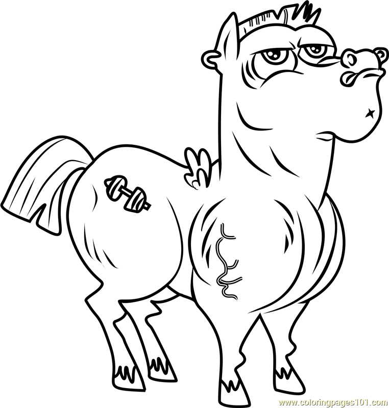 Bulk Biceps Coloring Page - Free My Little Pony - Friendship Is Magic