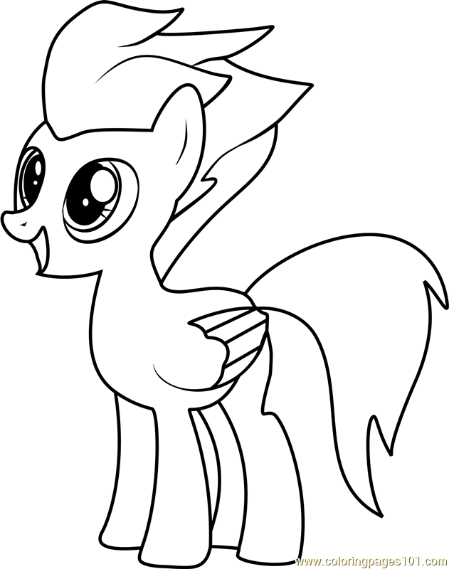 Fleetfoot Coloring Page - Free My Little Pony - Friendship Is Magic