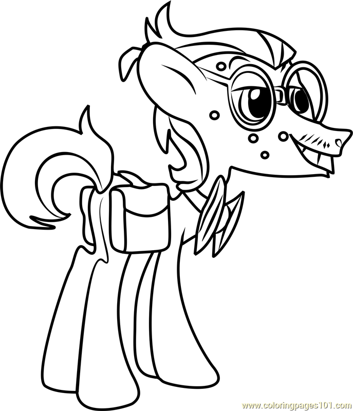 Gizmo Coloring Page - Free My Little Pony - Friendship Is Magic