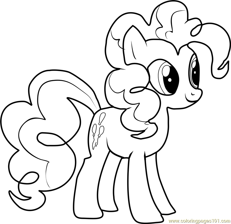Pinkie Pie Coloring Page - Free My Little Pony - Friendship Is Magic