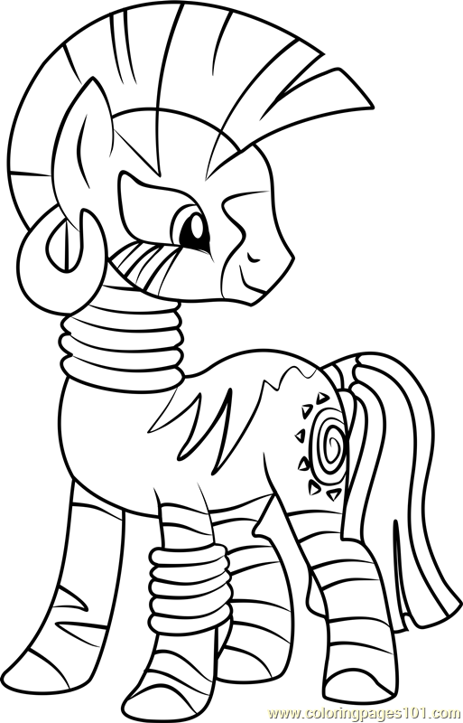Zecora coloring page