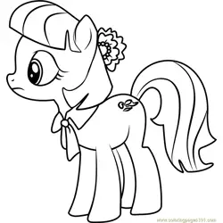 Coco Pommel Free Coloring Page for Kids