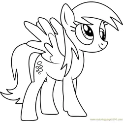Derpy Hooves Free Coloring Page for Kids