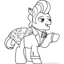 My Little Pony - Friendship Is Magic Logo Coloring Page - Free My