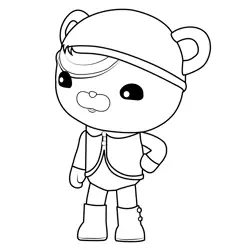 Bianca Octonauts Free Coloring Page for Kids