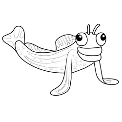 Blenny Octonauts Free Coloring Page for Kids