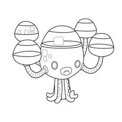 Octopod Octonauts Free Coloring Page for Kids