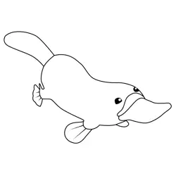 Platypus Octonauts Free Coloring Page for Kids