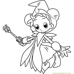 Doremi Going Free Coloring Page for Kids