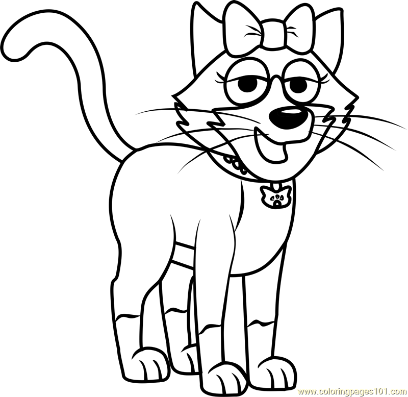 Pound Puppies Fluffy Coloring Page - Free Pound Puppies Coloring Pages