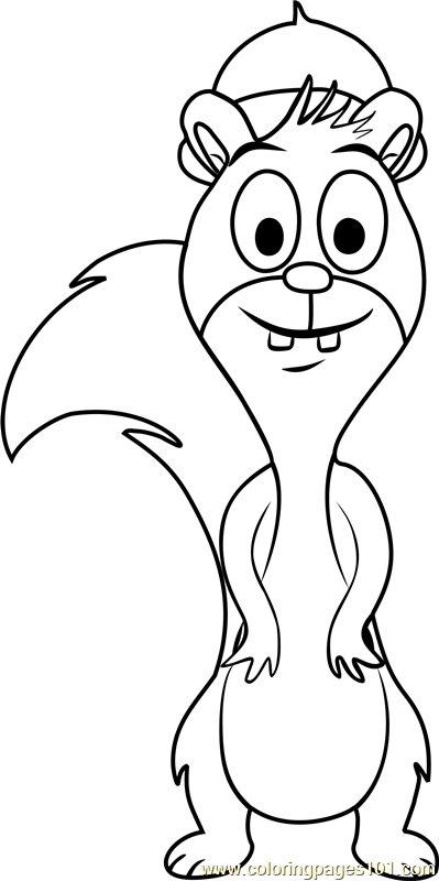 Pound Puppies Mr Nut Nut Coloring Page - Free Pound Puppies Coloring