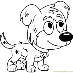 Pound Puppies Chief Free Coloring Page for Kids