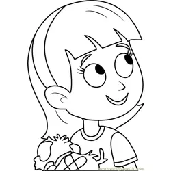 Pound Puppies Sarah Free Coloring Page for Kids