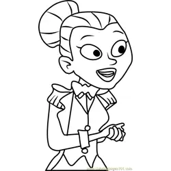 Pound Puppies Trixie Free Coloring Page for Kids