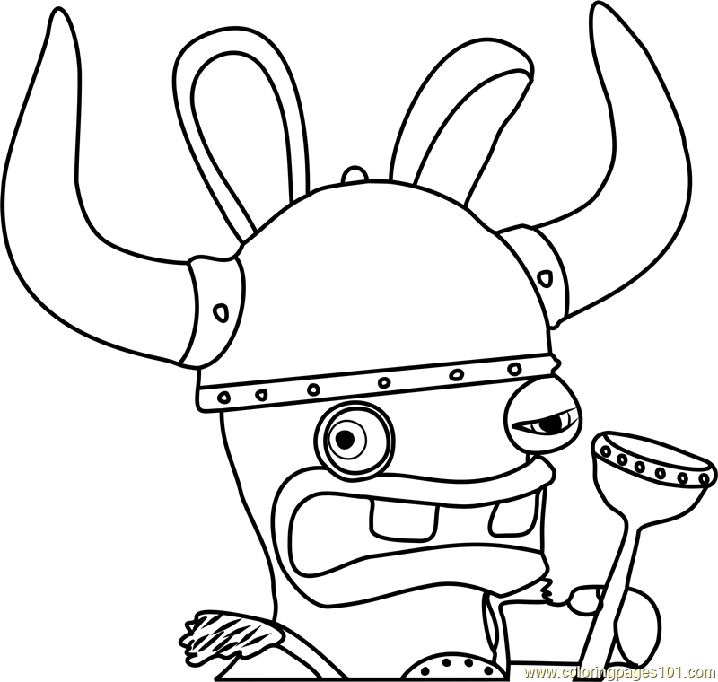 rabbid invasion coloring pages - photo #3