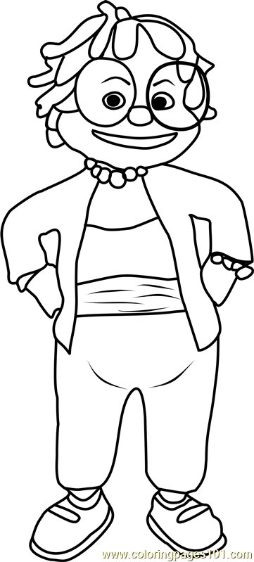 Grandma Coloring Page - Free Sid the Science Kid Coloring Pages